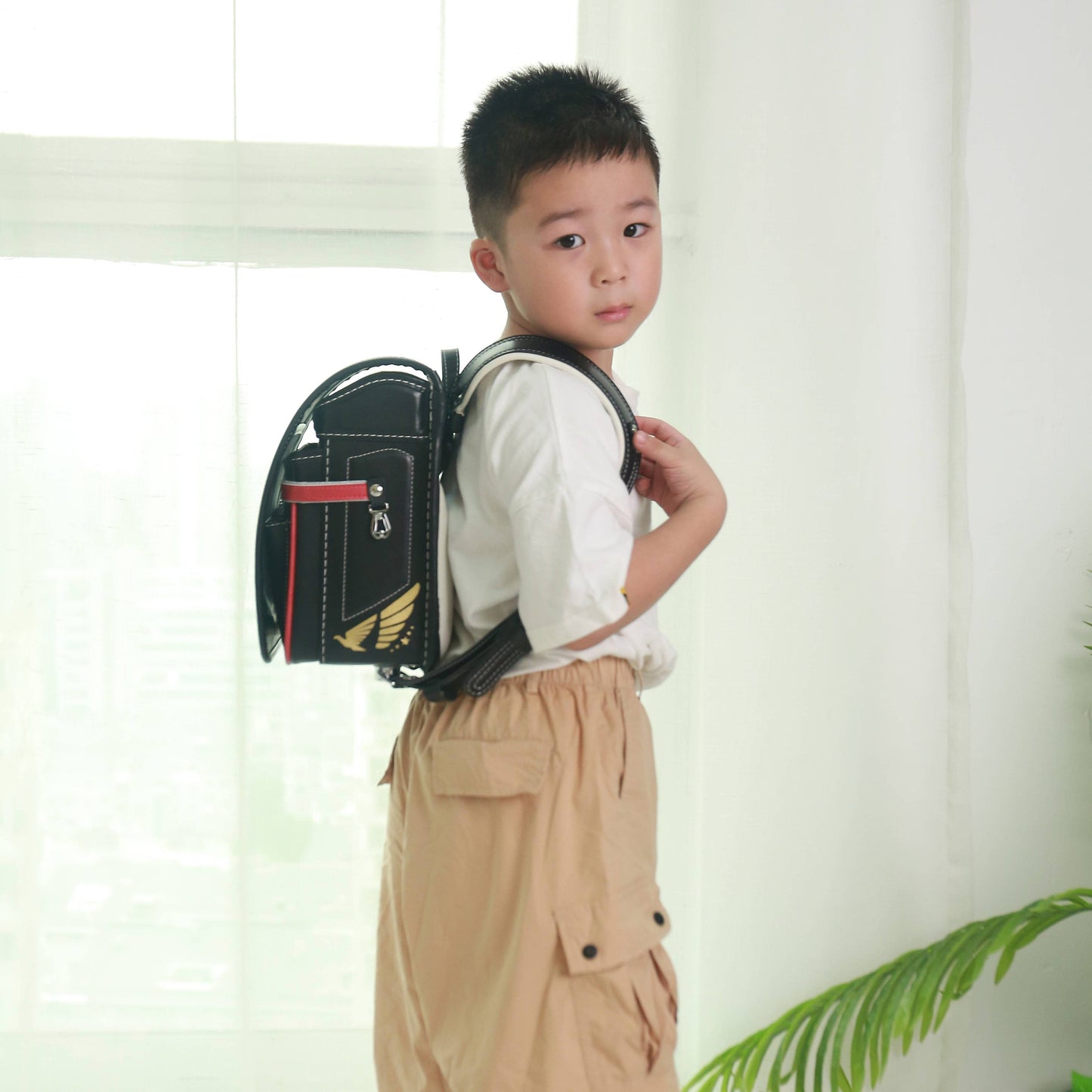 【Coulomb・クーロン】ちびっこランドセル リュック 幼稚園バッグ 通園 高級人工皮革 本物ランドセル構造 A5サイズ 市販幼稚園弁当箱対応 超軽量 精美豪華 男の子 [BL.RS.2003].